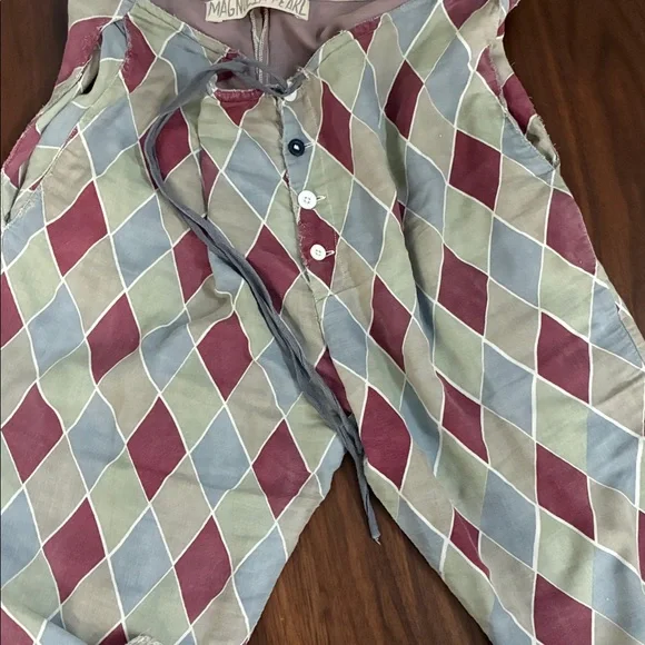 Magnolia Pearl Patchwork Pants with Red and Green Pants & Jumpsuits